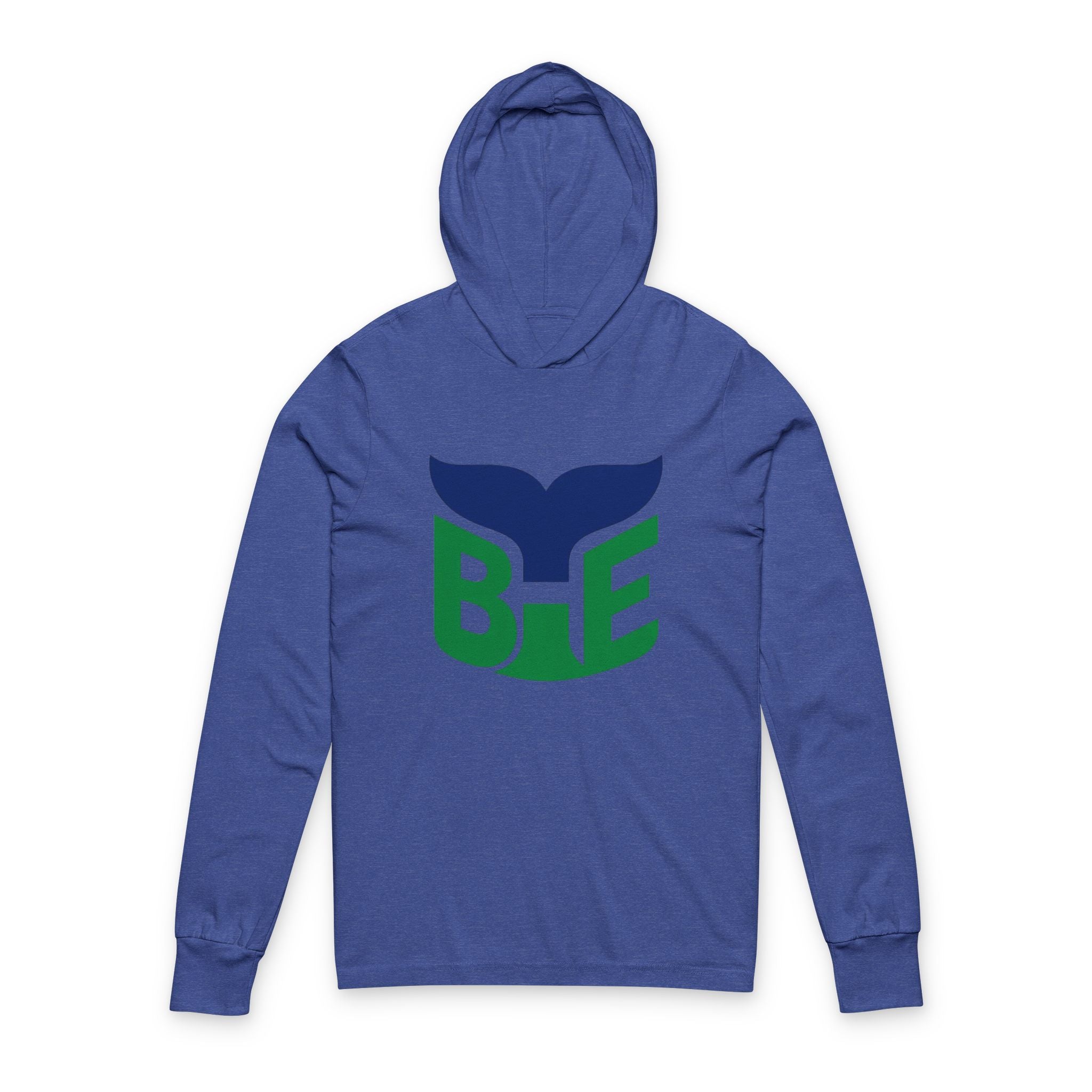 Connecticut BE Whale Tail Lawyer Tee — Legal Professional Hooded Long-Sleeve