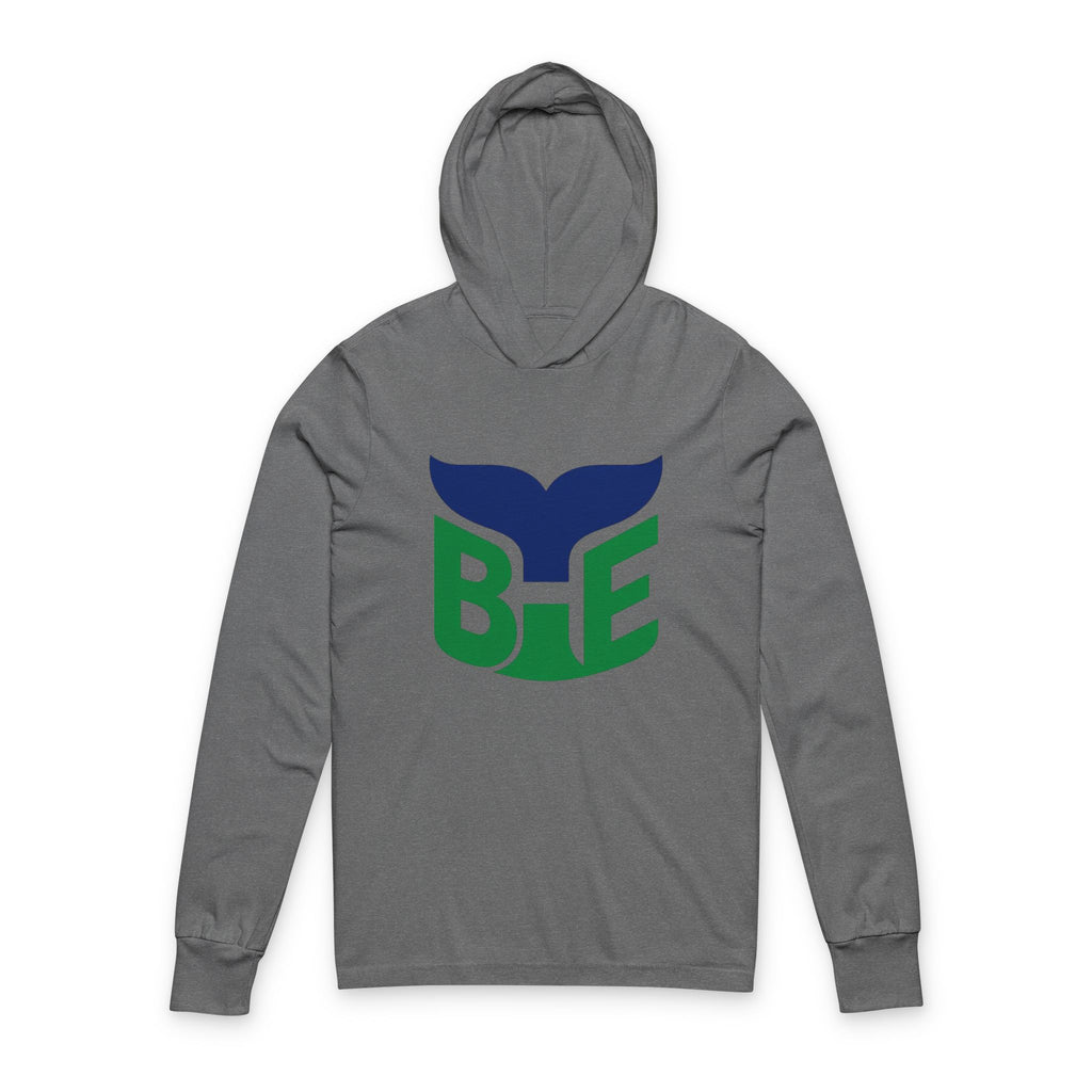 Connecticut BE Whale Tail Lawyer Tee — Legal Professional Hooded Long-Sleeve