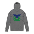 Connecticut BE Whale Tail Lawyer Tee — Legal Professional Hooded Long-Sleeve