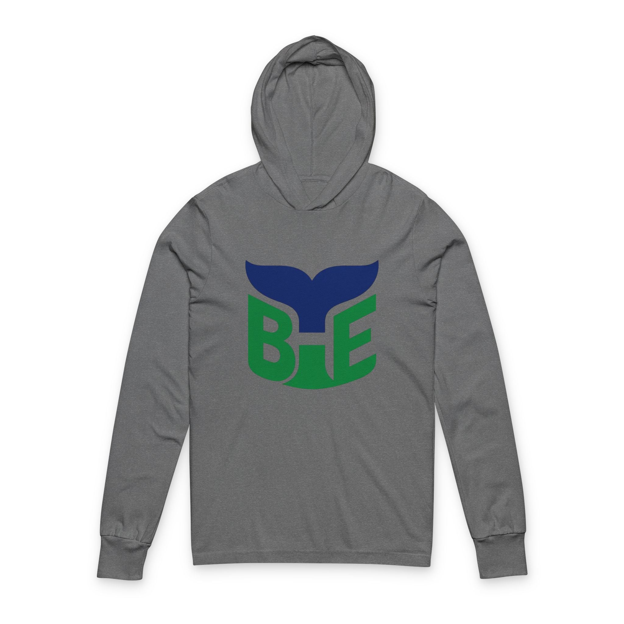 Connecticut BE Whale Tail Lawyer Tee — Legal Professional Hooded Long-Sleeve